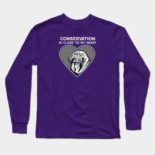 Walrus Conservation Heart Long Sleeve T-Shirt